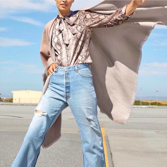 NWT!  Sold as Set of 2!  Reversible Poncho and Blouse! - Picture 1 of 16